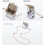 Sangle de chaîne réglable pour sac à main miniature-Argent 5