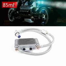 Engine Oil Cooler Radiator Kit for CB CG 100CC-250CC Silver 85ml