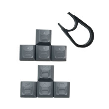 8PCS WASD and Arrows Keys Keycaps Improve Gaming and-Gray