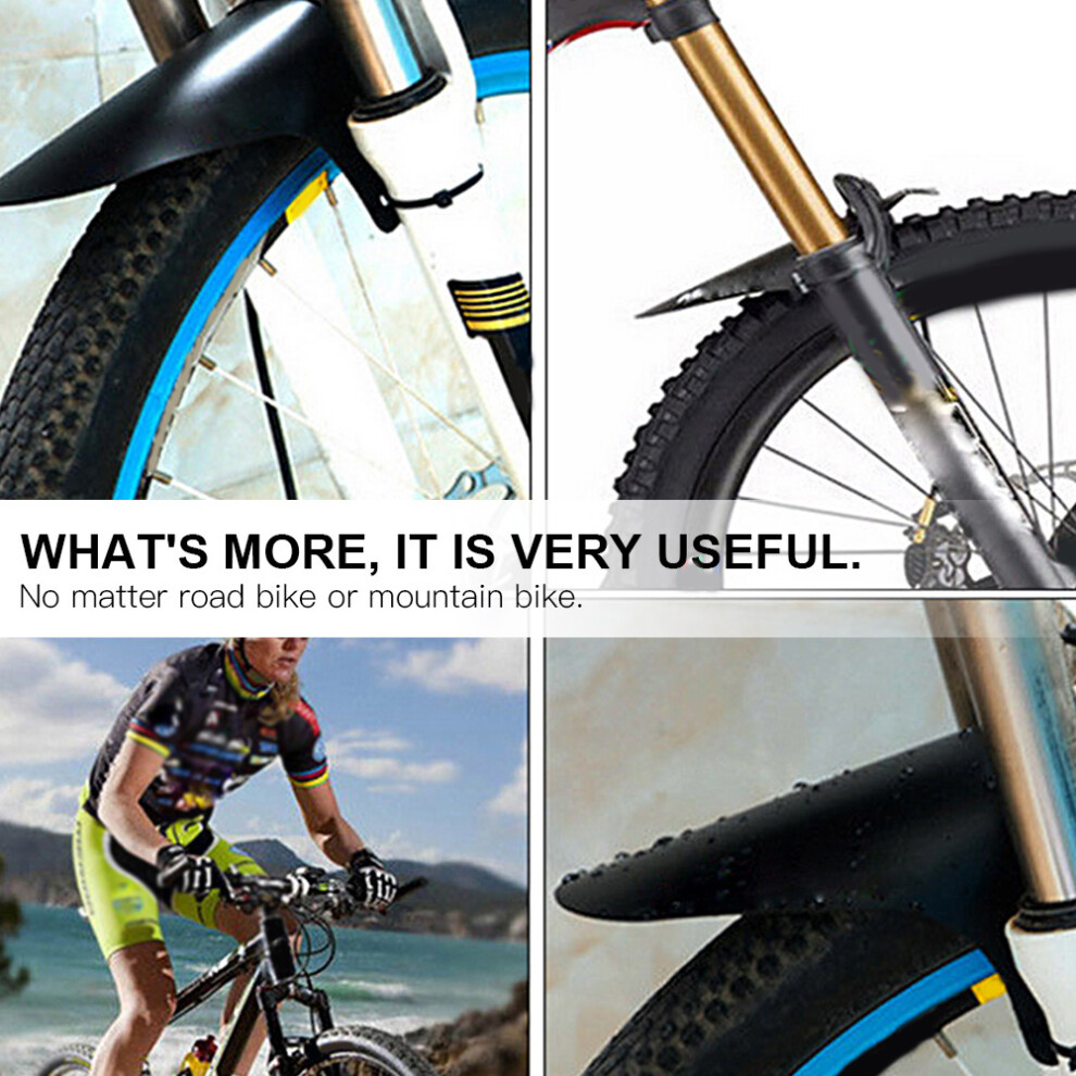 Bike Mudguards Set Ultra- Tire Fenders For Mtb Road Hybrid Bikes Light/Black 5061362725029