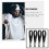 4Pièces Sangles Chinstrap Casque Hockey Détachable Polyester Noir 10