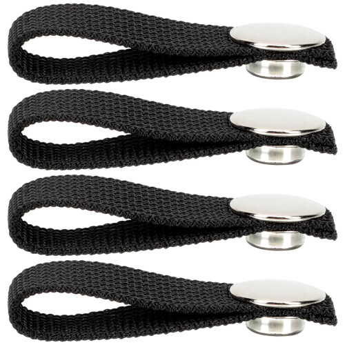 4Pièces Sangles Chinstrap Casque Hockey Détachable Polyester Noir 2