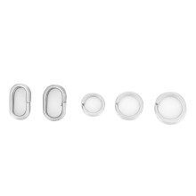 200 Stück Edelstahl-Doppel-Split-Ringverbinder, 4,5-8 mm