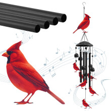 Weather Resistant Metal Wind Chimes Include 6 Birds Featuring-A