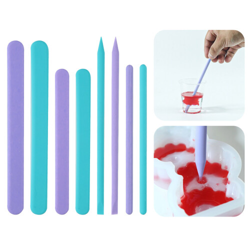 Epoxy Liquid Paint Mixing Stirrer Reusable-Blue combination 2