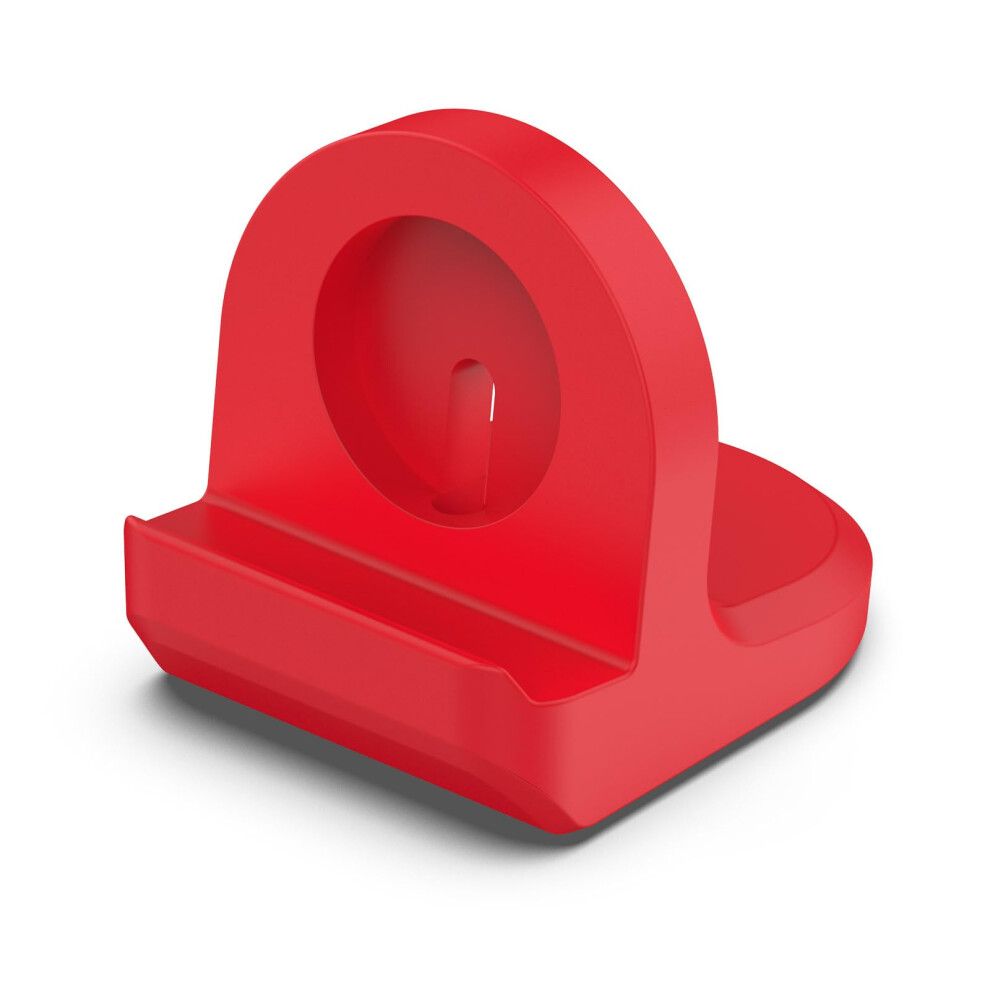 Silicone Charging Holder For Watch 8 Smartwatches Shockproof Nonslip Desktop Stand Red 9105992185634