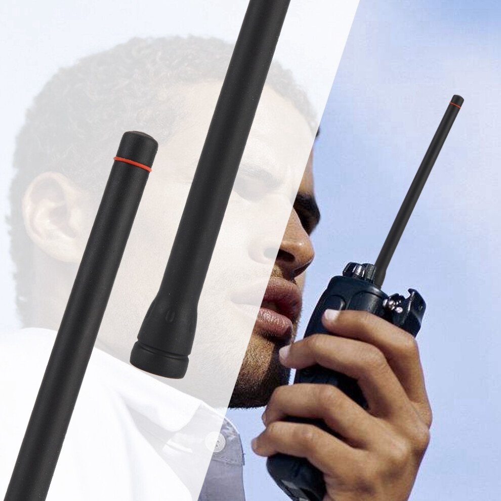 4Pcs Vhf Handheld Radio Antennas For Icom, 16Cm Compact Black 4251362728767