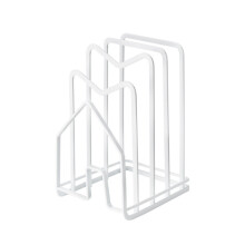 Tabla de cortar compacta, superficie inoxidable, construcción de metal duradera para un fácil acceso a los electrodomésticos de cocina. 12 cm x 14