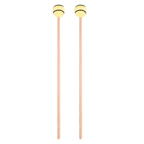Custom Marimba Mallets - 1 Pair Yarn Head with Ergonomic Handles for Performers 1