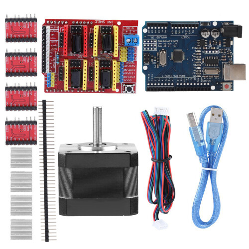 Quimat CNC Shield Kit with Nema 17 Stepper Motor for 3D Printer 1