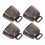 4 unid. metal para gado e , acessórios agrícolas (bronze) 1