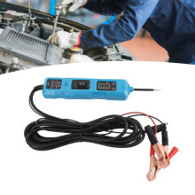 Auto-Kreislauf-Tester DC 6-36V, Multifunktionaler Spannungsprüfer mit Klemmen Blau