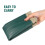 2 Unidades Almofada Assento Para Cadeira PVC Verde 3