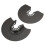 40 Stück Oszillierende Multi-Tool-Sägeblätter Schleifplatten Set, Schwarz 7