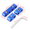 Engine Spark Plug Wire Clamp Kit 12Pcs for 8mm 9mm 10mm Braided Hoses 4
