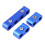 Engine Spark Plug Wire Clamp Kit 12Pcs for 8mm 9mm 10mm Braided Hoses 3