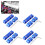 Engine Spark Plug Wire Clamp Kit 12Pcs for 8mm 9mm 10mm Braided Hoses 14