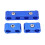 Engine Spark Plug Wire Clamp Kit 12Pcs for 8mm 9mm 10mm Braided Hoses 6