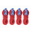 4pcs Reflective Tent Wind Rope Set, 370cm, Red 2