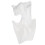 Necklace & Earring Display Mannequin Head White Lightweight & Robust Material 2