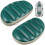 2 Unidades Almofada Assento Para Cadeira PVC Verde 1