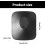 Desktop Speakers Stands for Studio Monitors, Black Desk Risers for Wireless Speakers, Surround Sound 2