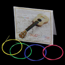 Multicolor Ukulele Ukeleleleinen Nylon 4 Stück Uke Saiten Zufällige Lieferung