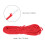 Nylon D Loop Bowstring Accessory for Archery, Red, 20m 4