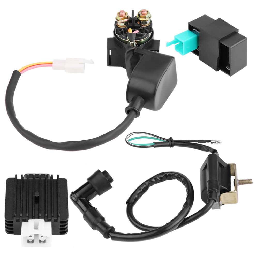 Durable Cdi Box Ignition Coil & Relay For 50Cc-110Cc Atv Quad 9451362733944