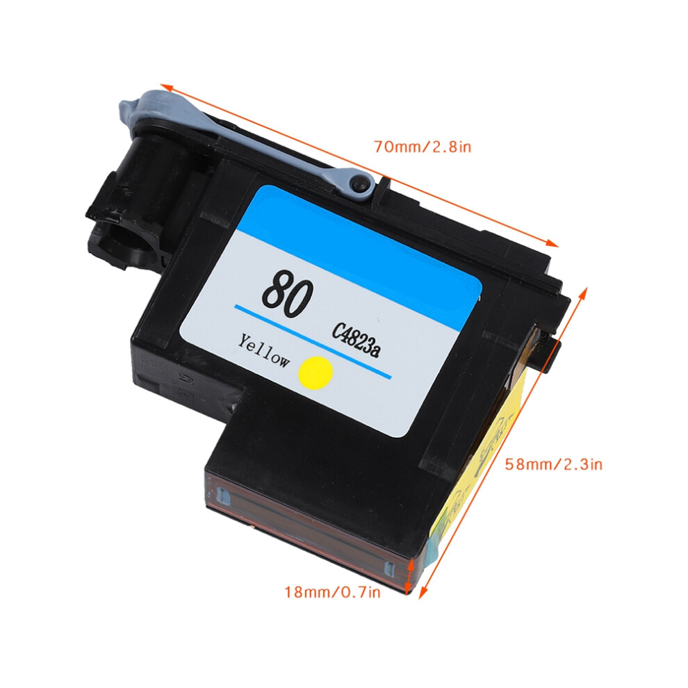 Reliable C4823a Printhead For Hp80 1000/1050/1055 - No Paper Jam Yellow 4071362734793
