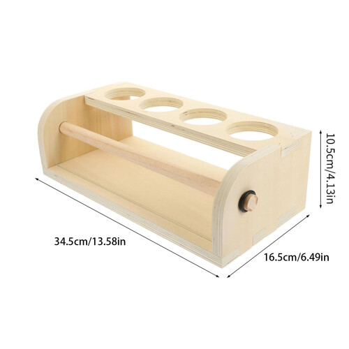 Desktop Paper Roll Dispenser Wood Paper Roll Dispenser Easel 1