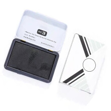 Professional Stamp Ink Pad Quick Dry Inkpad Stamp Finger-Black