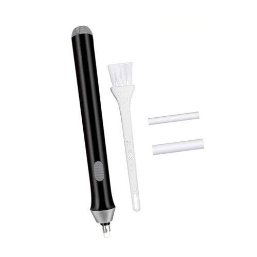Battery Powered Electric Eraser For Sketching Drawing And-Black