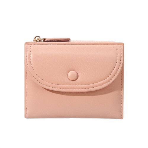 Portefeuille accrocheur pour femmes, taille compacte,-Rose