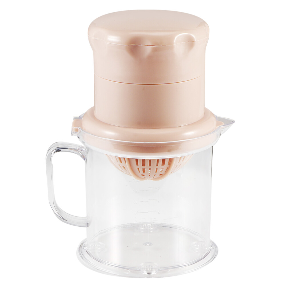 Compact BPA-Free Juicer, Portable Dual-Use Manual Fruits Squeezer Extractor, Clear Scales for Measuring Juice Quantity, Suitable for Lemon, Orange, To-image-OPC-PN56HT5-NEW