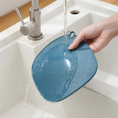 Tapete de silicone antiderrapante para panelas, fácil de limpar, com isolamento térmico e multifuncionalidade. Flexível e resistente, feito de 1
