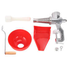 Storcător manual de roșii cu corp din aliaj de aluminiu și filtru multifuncțional, bol mare de umplere, funcționare fără zgomot, perfect