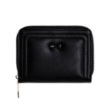 Portefeuille de mode petit portefeuille Compact,-Noir