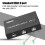 USB 2.0 Manual Sharing Switch 2/4 Port for PC Printer Scanner Durable Black 7