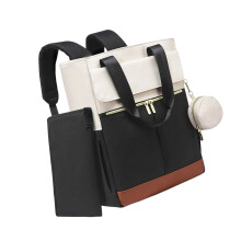 Sac à couches résistant aux déchirures léger avec-Noir