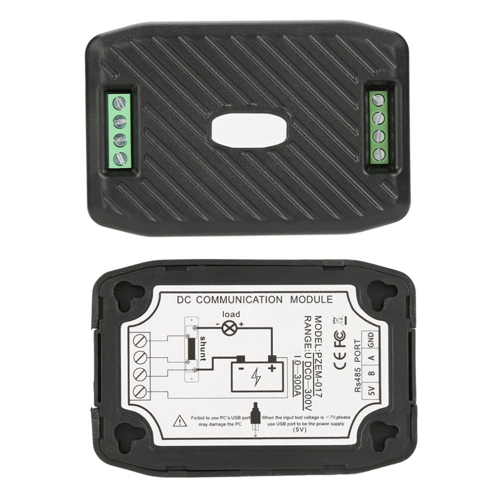 Dc Power Consumption Meter Pzem-017 0.05-300V 50A-300A Rs485 3691362735661