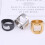 Ανοιχτήρι μπουκαλιών κρασιού μπύρας Ringer Ring, ασημένιο δαχτυλίδι από ανοξείδωτο 5
