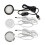 5V3W USB LED Light With 59mm Round Base Desk-white shell 4000k 2