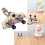 Double Head Yarn Guide Device for Crocheting Knitting Weaving 2