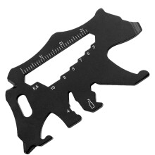 Porte-clés multifonction : l'outil indispensable pour la survie en pleine nature. Sa poignée ergonomique assure une prise en main sûre et sa