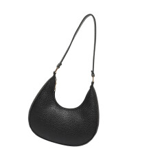 Schlanke, moderne PU-Tasche, platzsparendes Design für-Schwarz