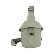 Lässiger Rucksack, leichtes Nylon-Kratzdesign, geräumige-Grün