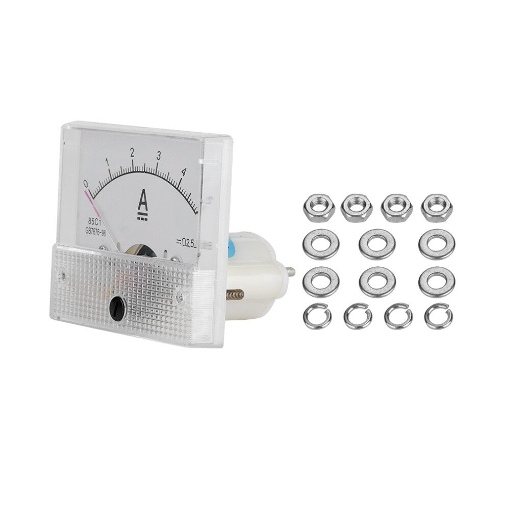 Dc 0-5A Dc Analog Current Voltmeter Voltage 85C1 2.5% Accuracy Panel Mount 5071362736864