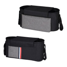 Universal Stroller Organizer Bag 13"x5.5"x5.9" Waterproof Diaper & Bottle Holder