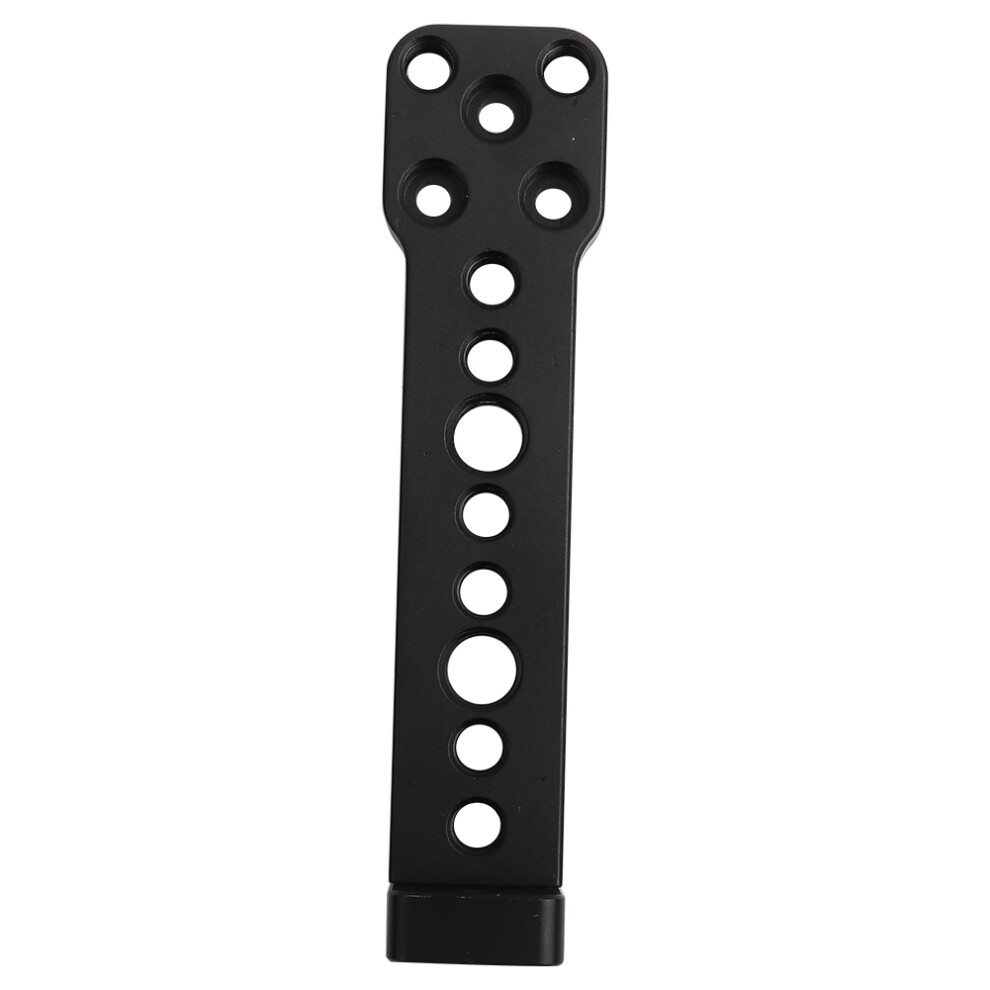 Aluminium Alloy Mount Plate For Stabilizer, 11X3x2cm, 60G Black 4971362737742